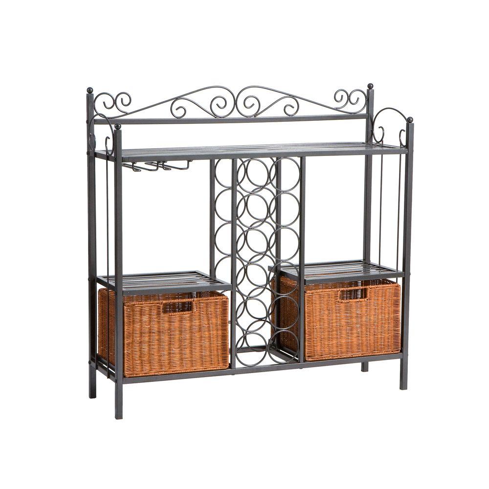 Caltic Gunmetal Baker S Rack Ka9803 The Home Depot