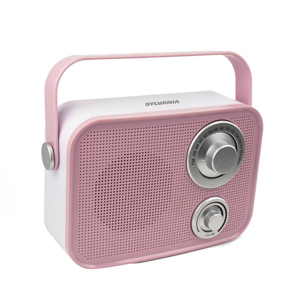 sylvania pink bluetooth speaker