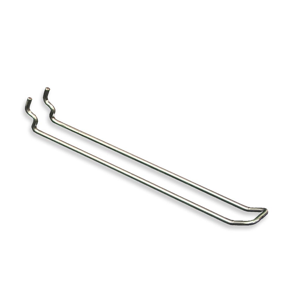 Azar Displays 700834 4" Metal Wire Flip Scan Hook .187" Diameter, 50