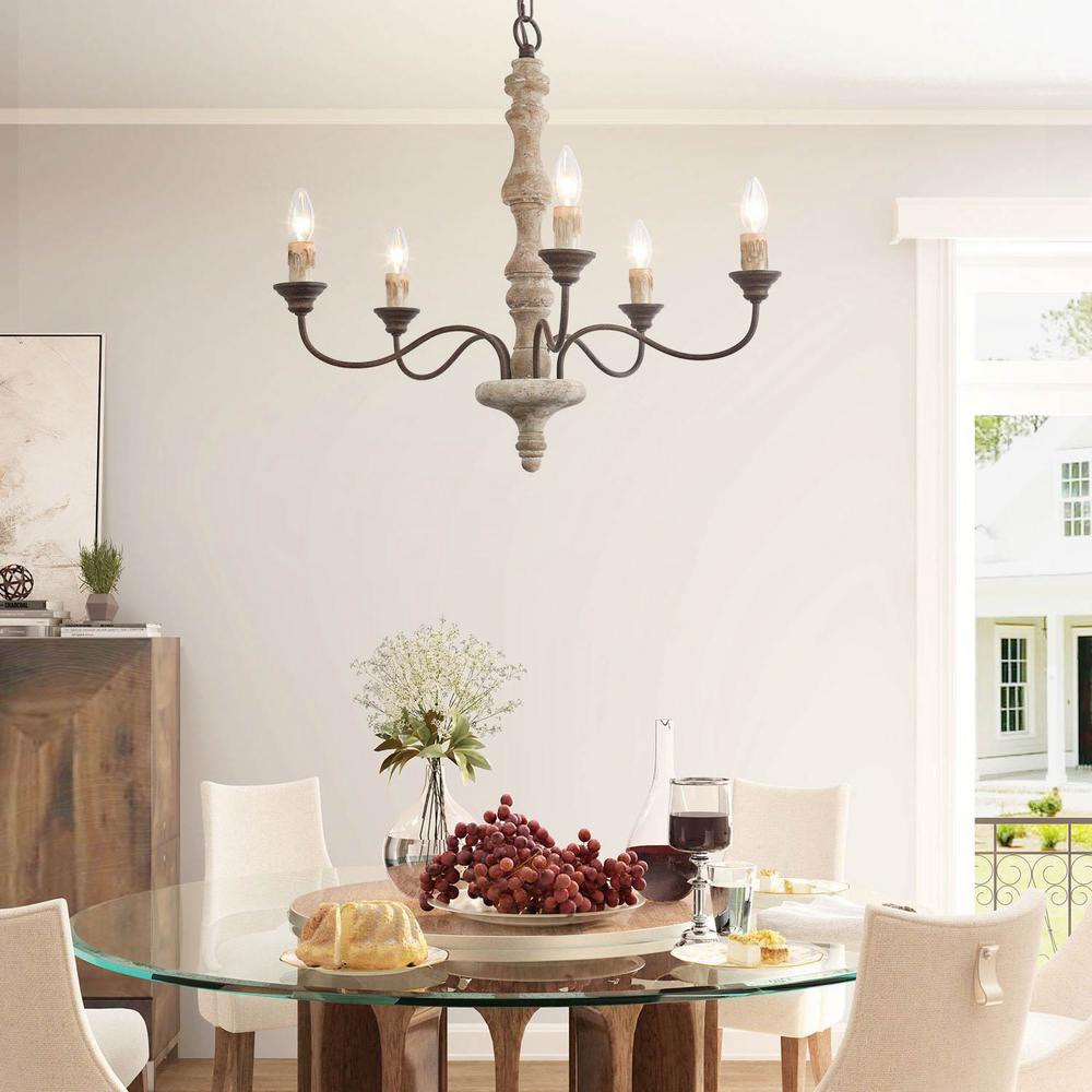 country chandeliers for dining room