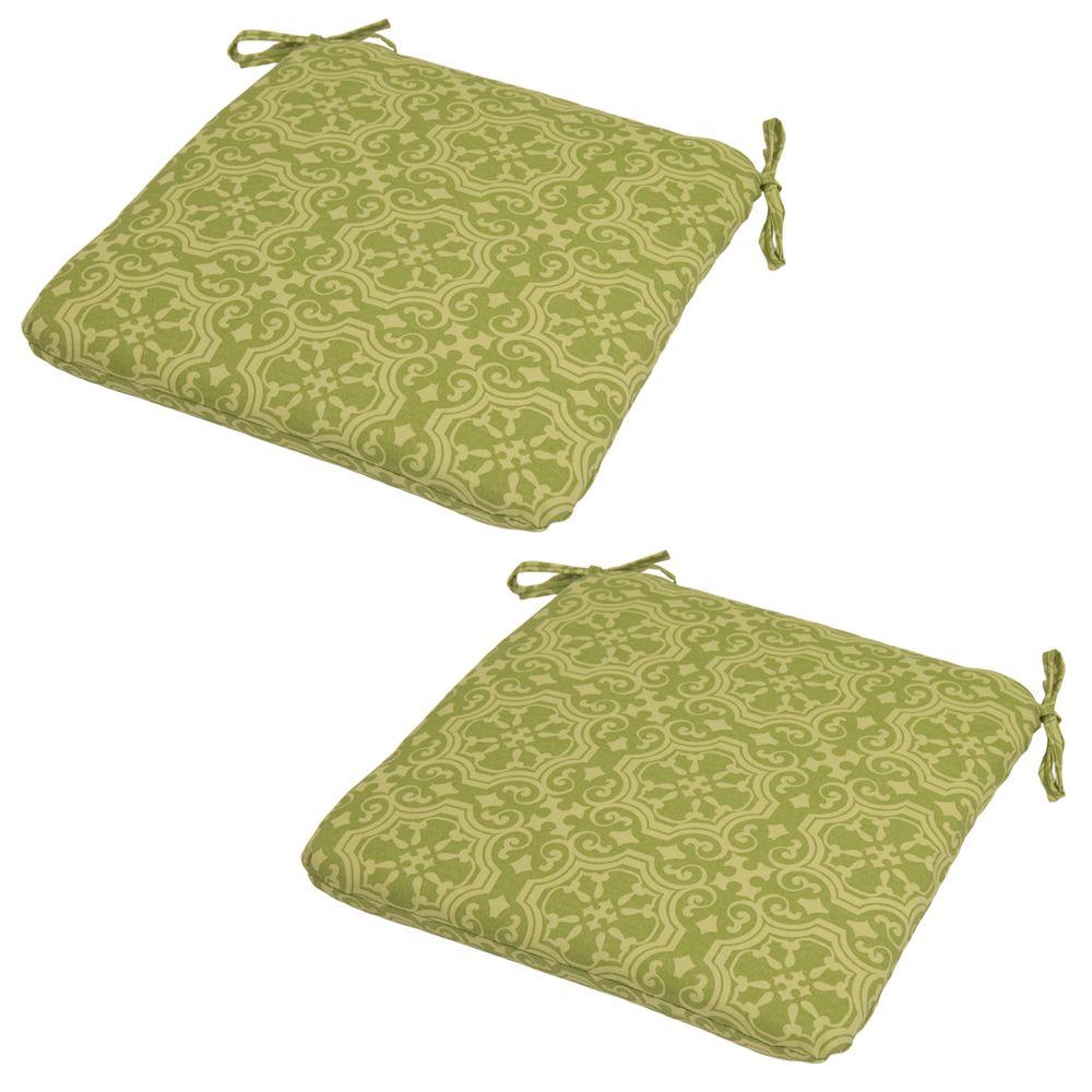 Hampton Bay 20 x 19 Outdoor Chair Cushion in Standard Prairie Tonal (2