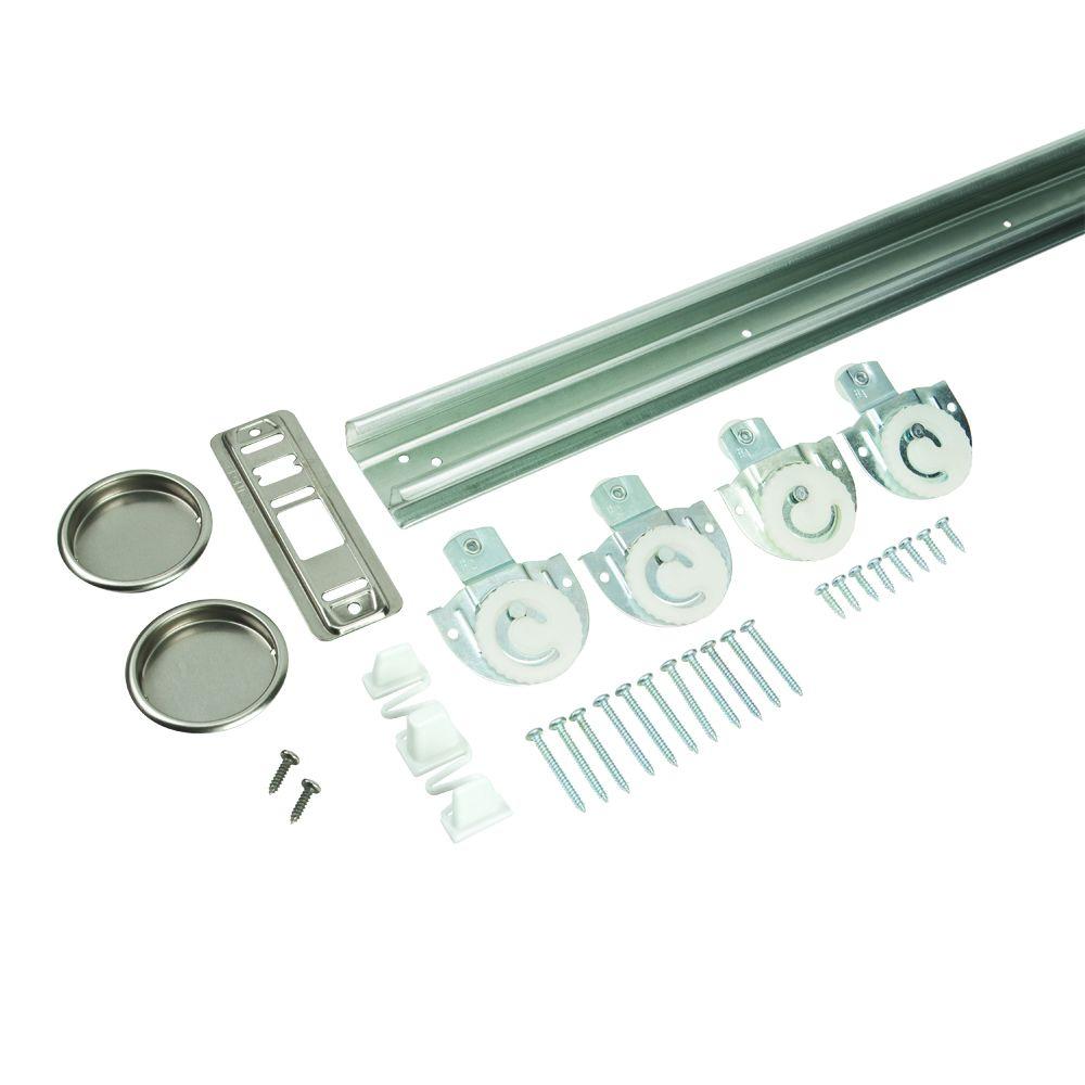 Everbilt 96 In Sliding Door Set 18395 The Home Depot