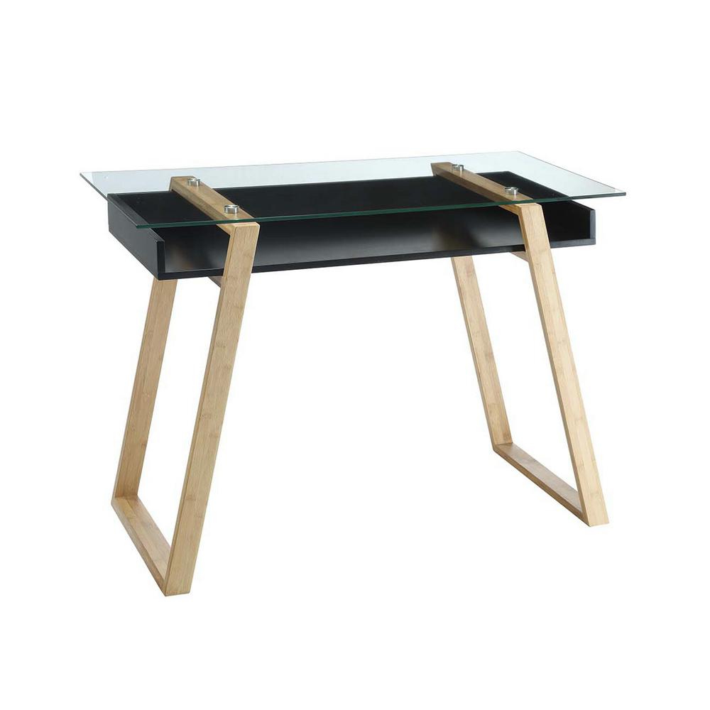 Home Decorators Collection Industrial Empire Black and Pine Desk