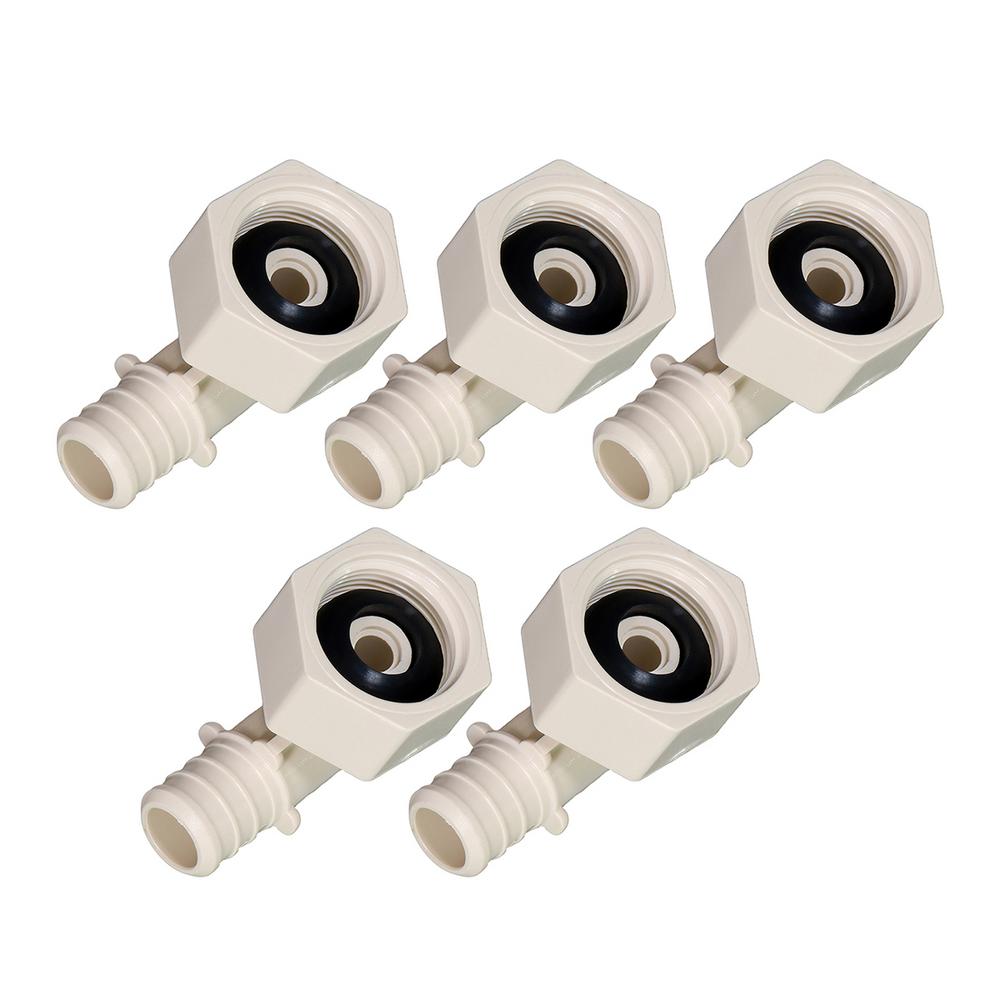 The Plumber's Choice 3/4 in. x 3/4 in. Plastic PEX Poly Alloy 90-Degree ...