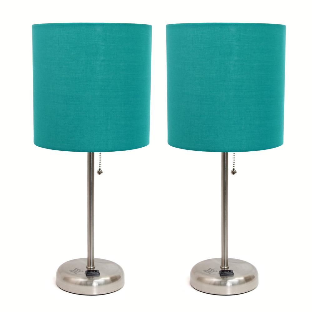 dark teal table lamp