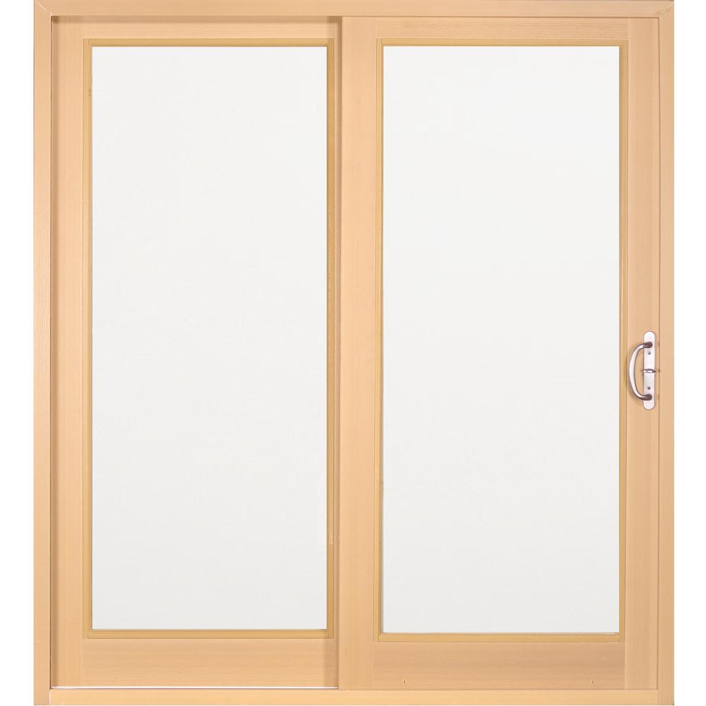 Mp Doors 60 In X 80 In Woodgrain Interior And Smooth White