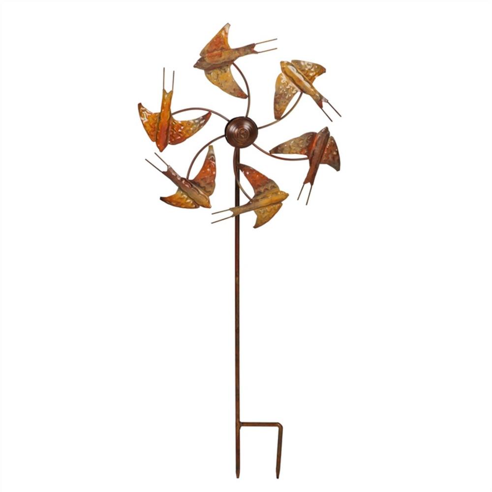 Evergreen 37 in. Copper Doves Wind Spinner47M2662 The Home Depot