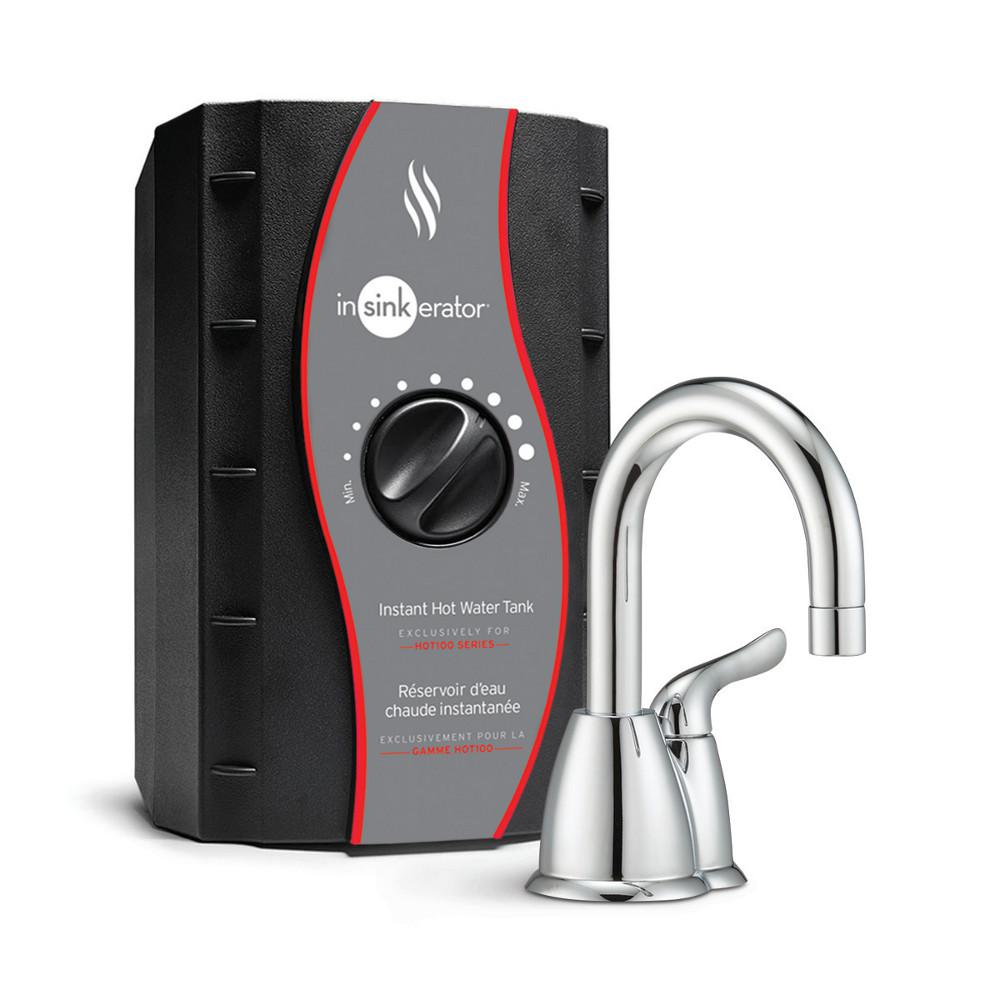 Insinkerator Single Handle Instant Hot Water Dispenser Faucet W Tank Chrome eBay