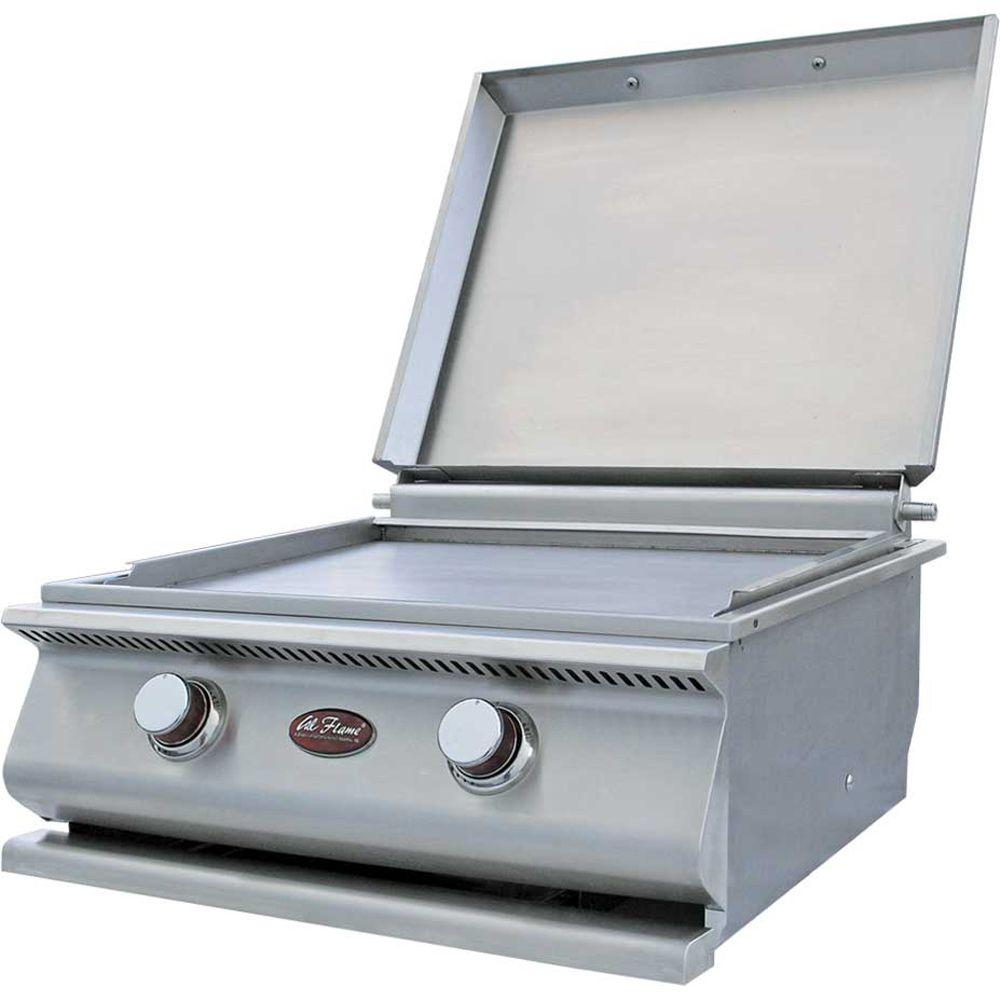 Cal Flame 15,000 BTU 2-Burner Built-In Stainless Steel ...