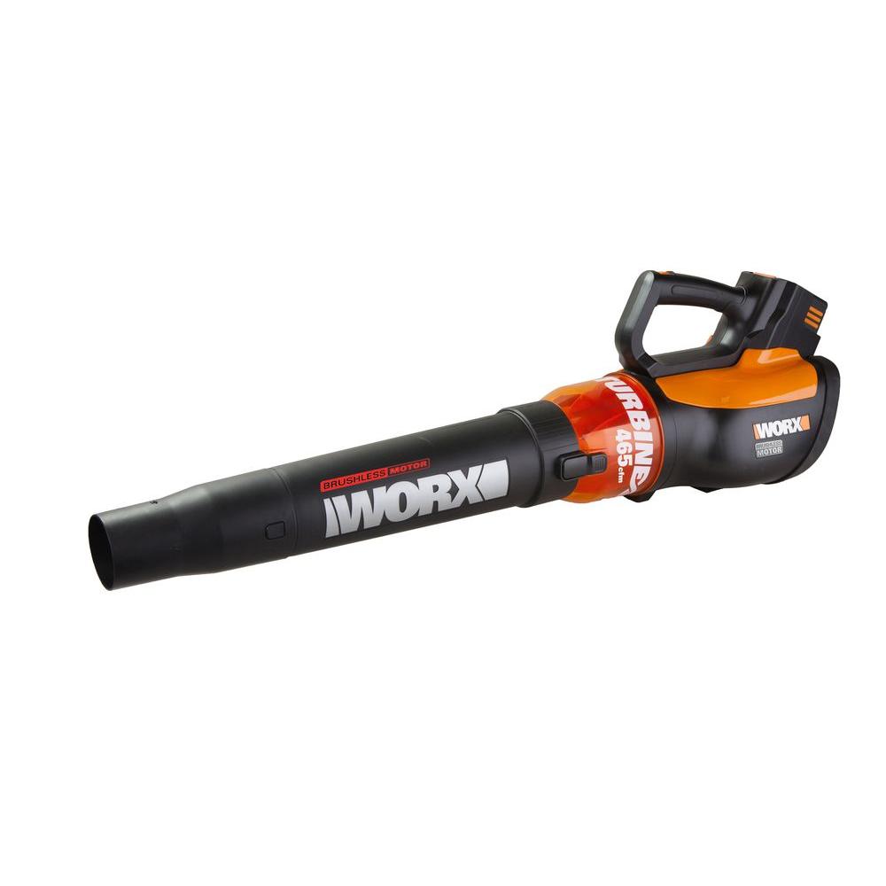 Worx 125 Mph 465 Cfm 56 Volt Max Lithium Ion Cordless Turbine Leaf Worx 125 Mph 465 Cfm 56 Volt Max Lithium Ion Cordless Turbine Leaf Er