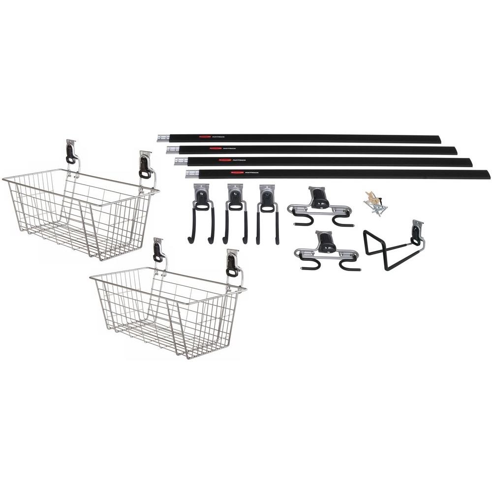 Rubbermaid FastTrack 16Piece Garage Storage Gardening Kit1928869