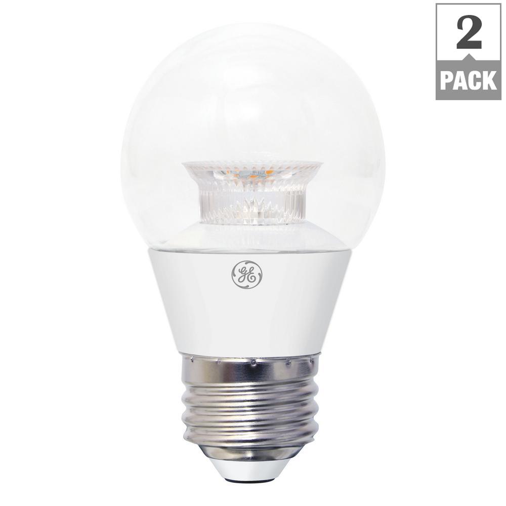 Ge Household Light Bulbs Lighting The Home Depot 40w Equivalent Soft White 2700k High Definition A15 Dimmable Led Light Bulb 2