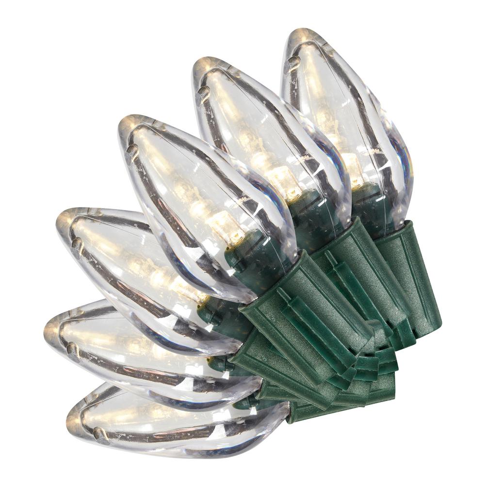 Home Accents Holiday 35l Smooth C9 Led Super Bright Constant On Warm 35l Smooth C9 Led Super Bright Constant On Warm White