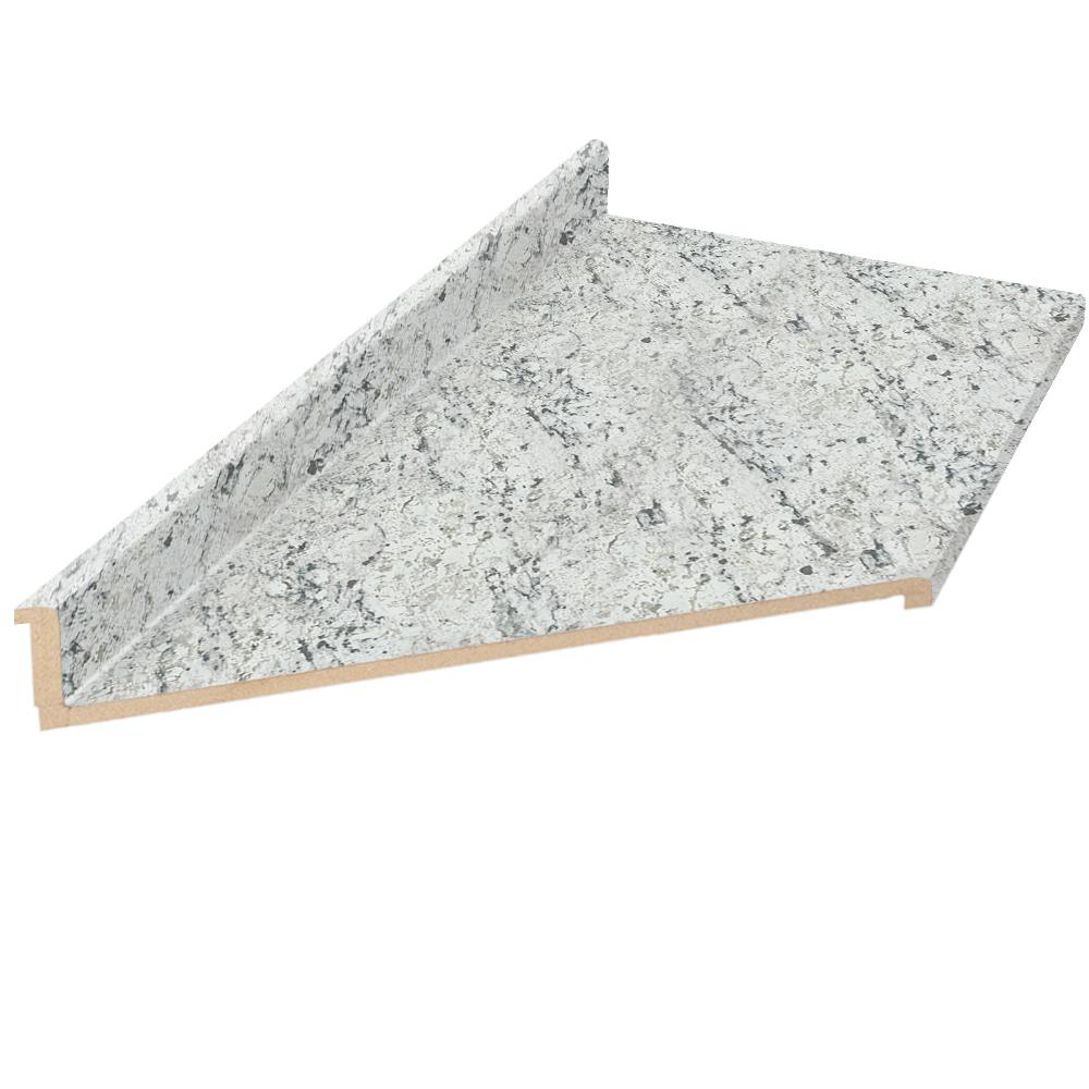 Hampton Bay 10 Ft Laminate Countertop With Left Miter In White
