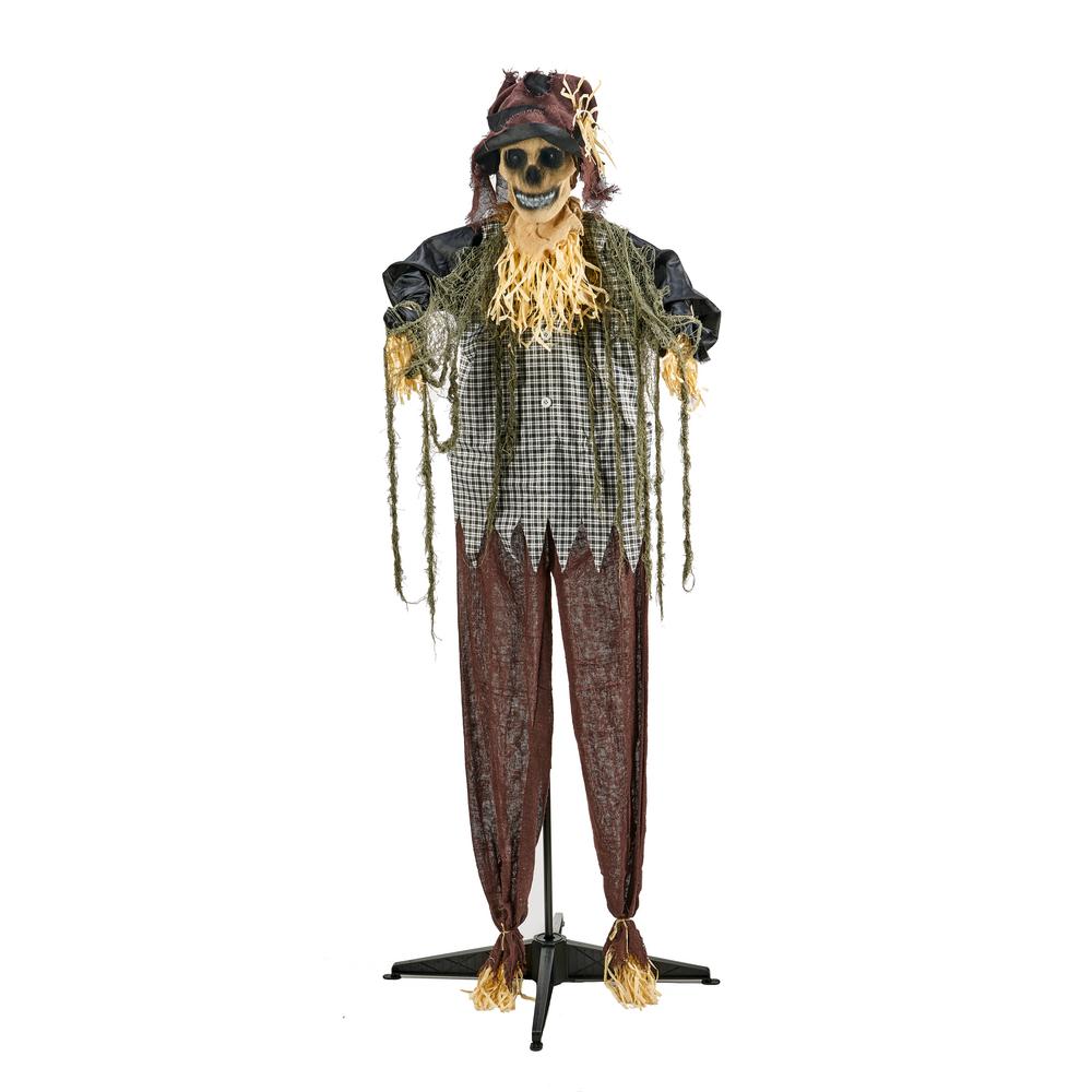 60 In Standing Animated Scarecrow 4292 The Home Depot   Animatronics 4292 64 1000 