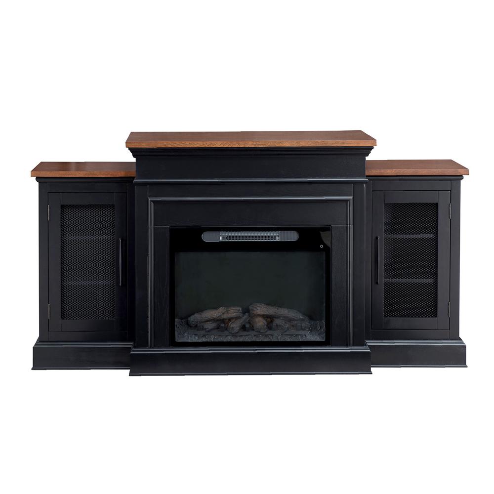 Sunjoy Orion 72 in. W Freestanding MDF Electric Fireplace TV Stand in GrayB120009900 The Home