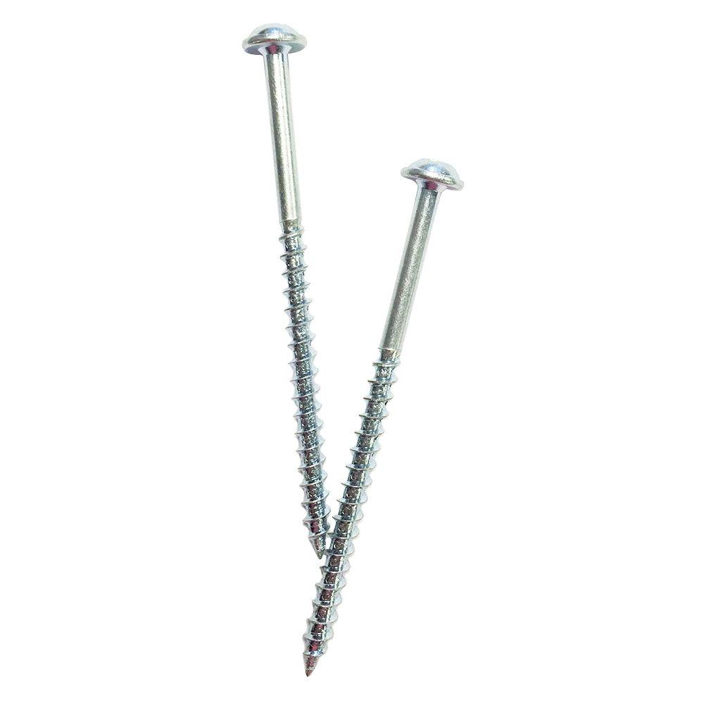 Builders Edge Painted Head Metal Screws in 030 Paintable (12Pack