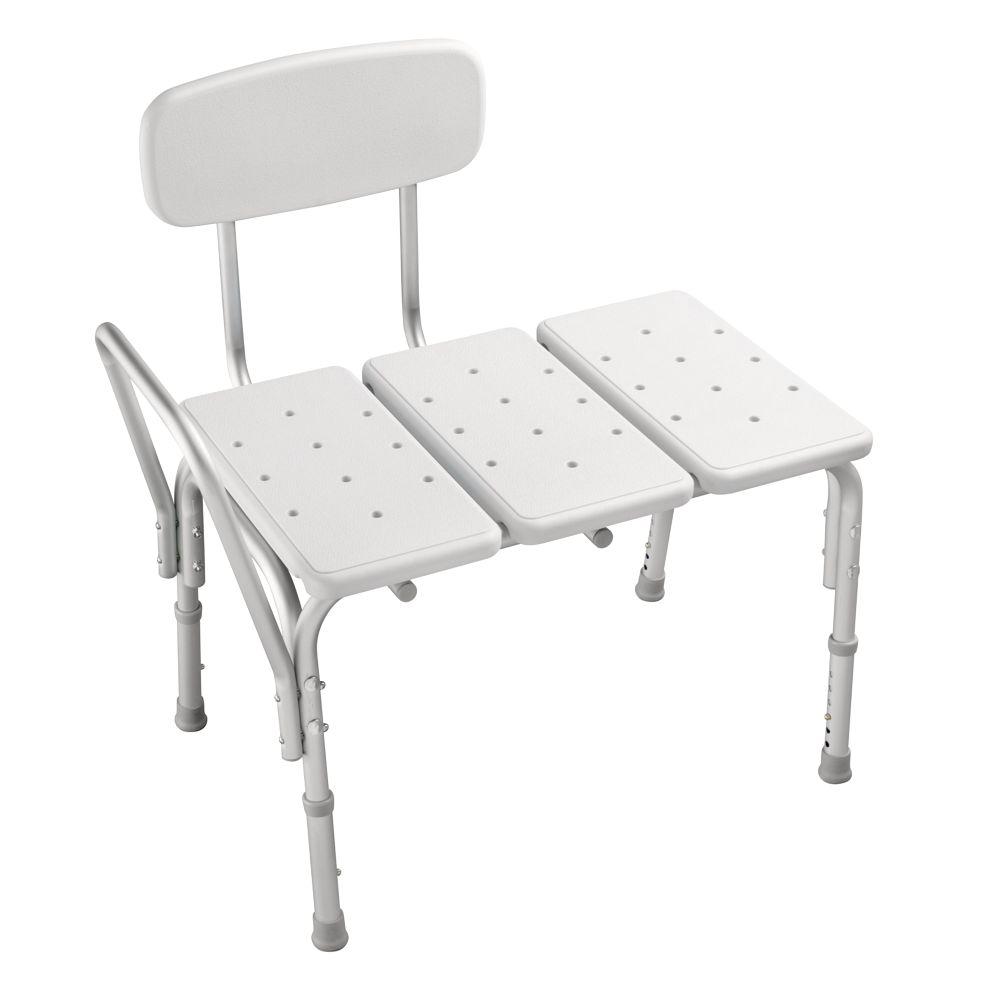 Handicap Tub Shower Seats for Bathtub Stool Benches No-Slip 7 Adjustable Height Lightweight Shower Bench Bath Chair for Elderly Shower Stool with Padded Seat Shower Seat for Seniors