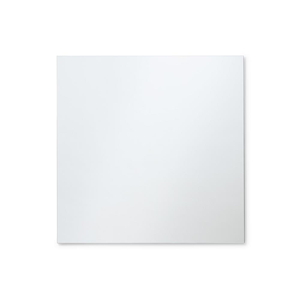 better bevel 30 in. x 30 in. Single Frameless Polished Edge Rectangle ...