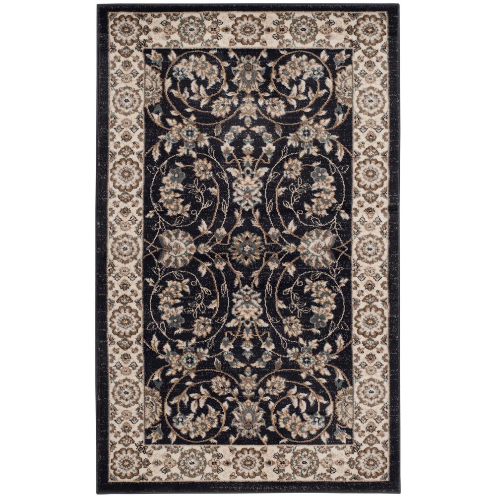Black 3 X 5 Area Rugs Rugs The Home Depot