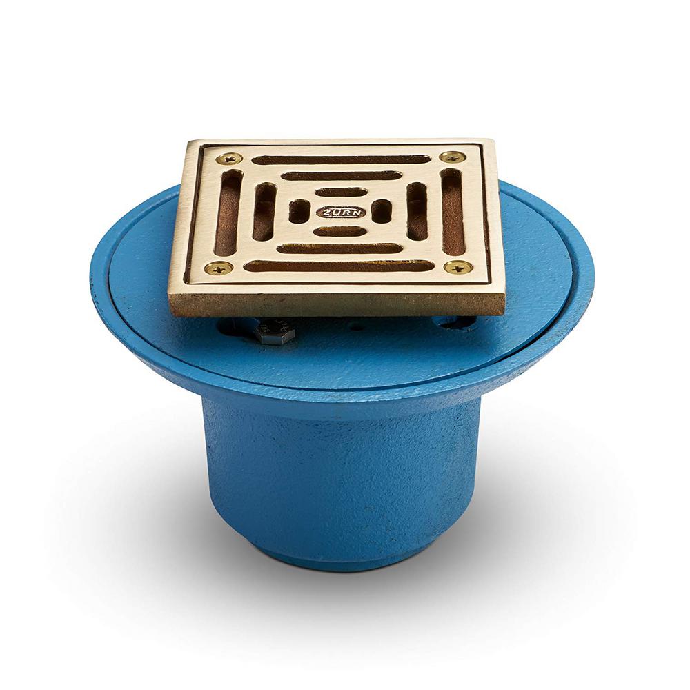 Zurn 2 in. Shower Drain, Polished BrassFD2254NH2BS4 The Home Depot