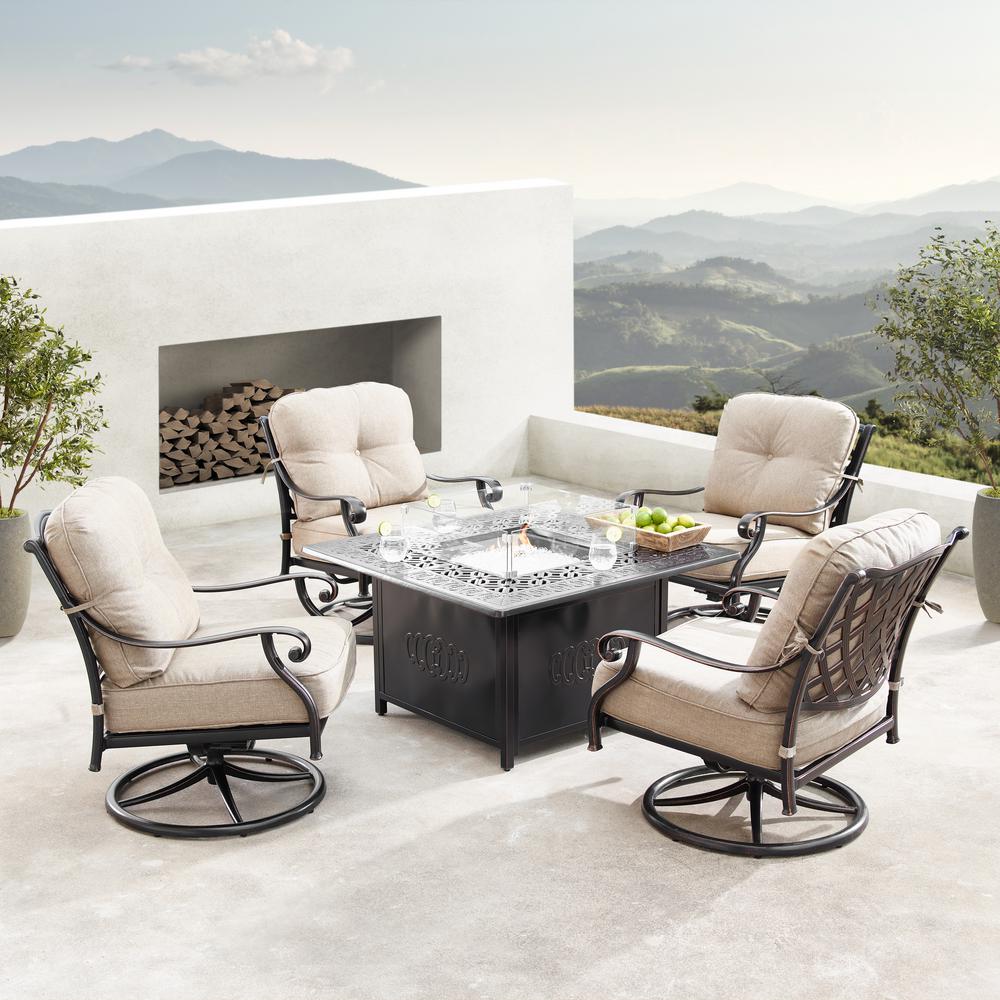 Oakland Living Finland Luxurious Antique Copper 5-Piece ... Oakland Living Finland Luxurious Antique Copper 5-Piece ... on Oakland Living Patio Sets id=63767