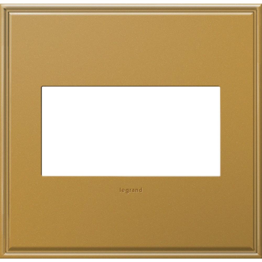 Legrand adorne 2Gang 2 Module Wall Plate Antique Bronze with Beaded