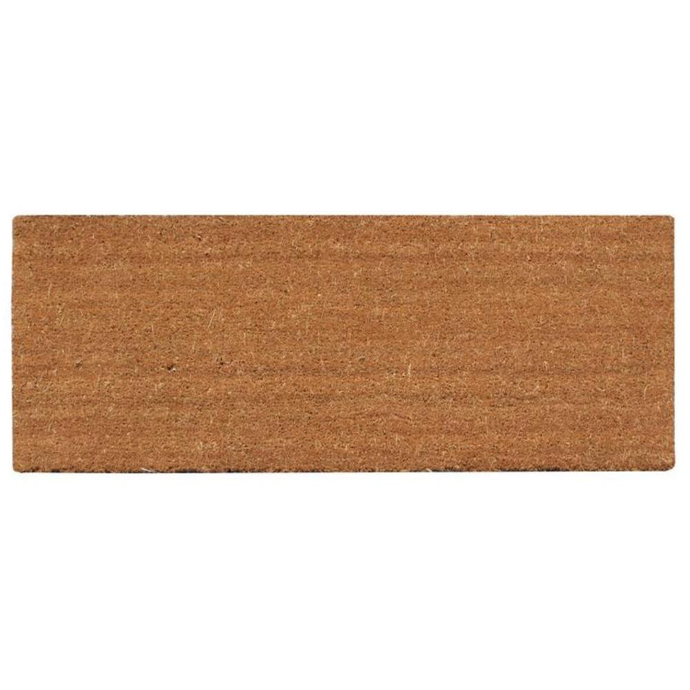 A1hc First Impression Pvc Tufted Plain 36 In X 72 In Extra Large Size Door Mat Coir With More Clean Area