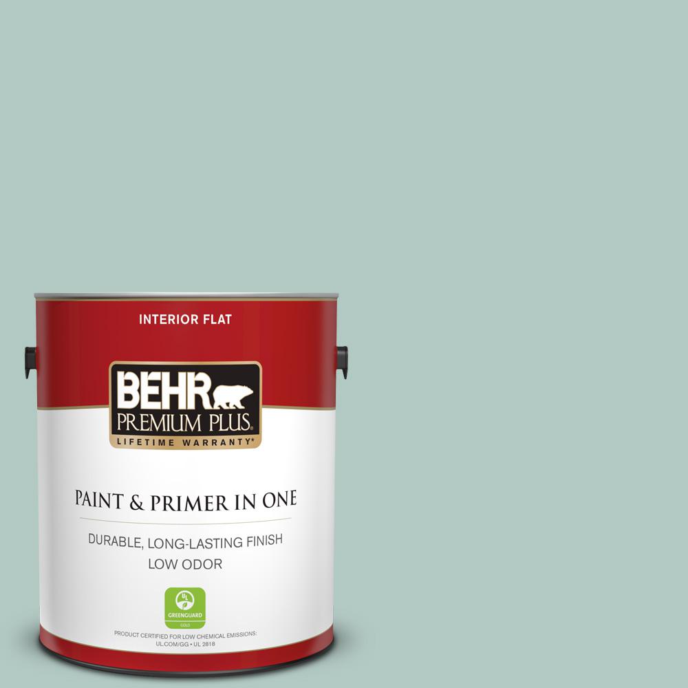 BEHR PREMIUM PLUS 1 gal. #S430-2 Fresh Tone Flat Low Odor Interior ...