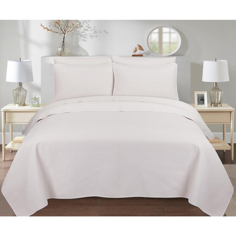 white bedspread queen size