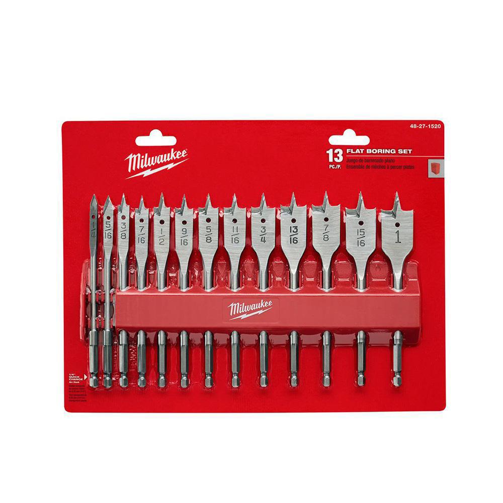 Reviews for Milwaukee High Speed Wood Spade Bit Set (13Piece) 4827