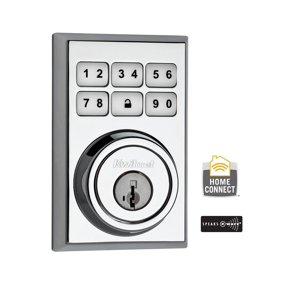 UPC 883351348393 product image for Electronic Deadbolts: Kwikset Deadbolts 910 Z-Wave Contemporary Single Cylinder  | upcitemdb.com