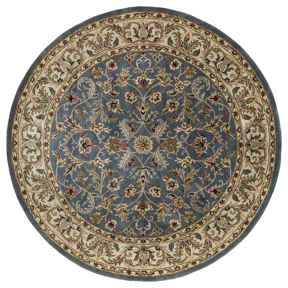 Kaleen Mystic William Blue 9 Ft X Round Area Rug 6001 17 Kaleen Mystic William Blue 9 Ft X Round Area Rug