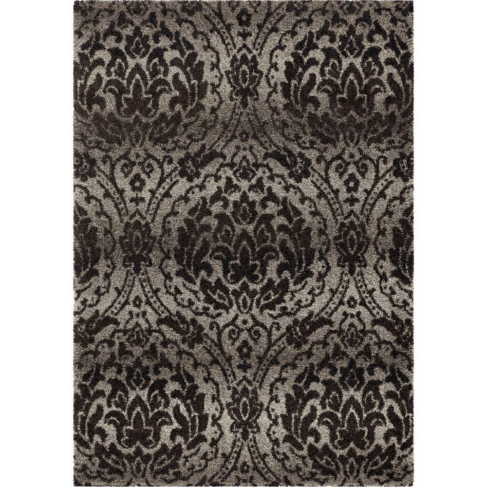 Orian Rugs Chesapeake Gray 5 Ft X 8 Plush Pile Damask Indoor Chesapeake Gray 5 Ft X 8 Plush Pile Damask Indoor Area Rug