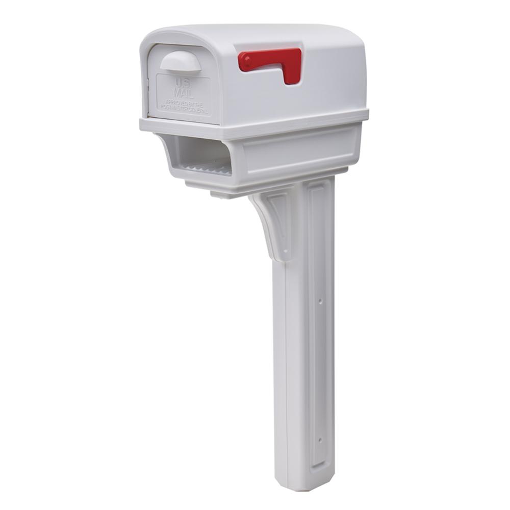 Gibraltar Mailboxes Classic AllinOne, Medium, Plastic, Mailbox and