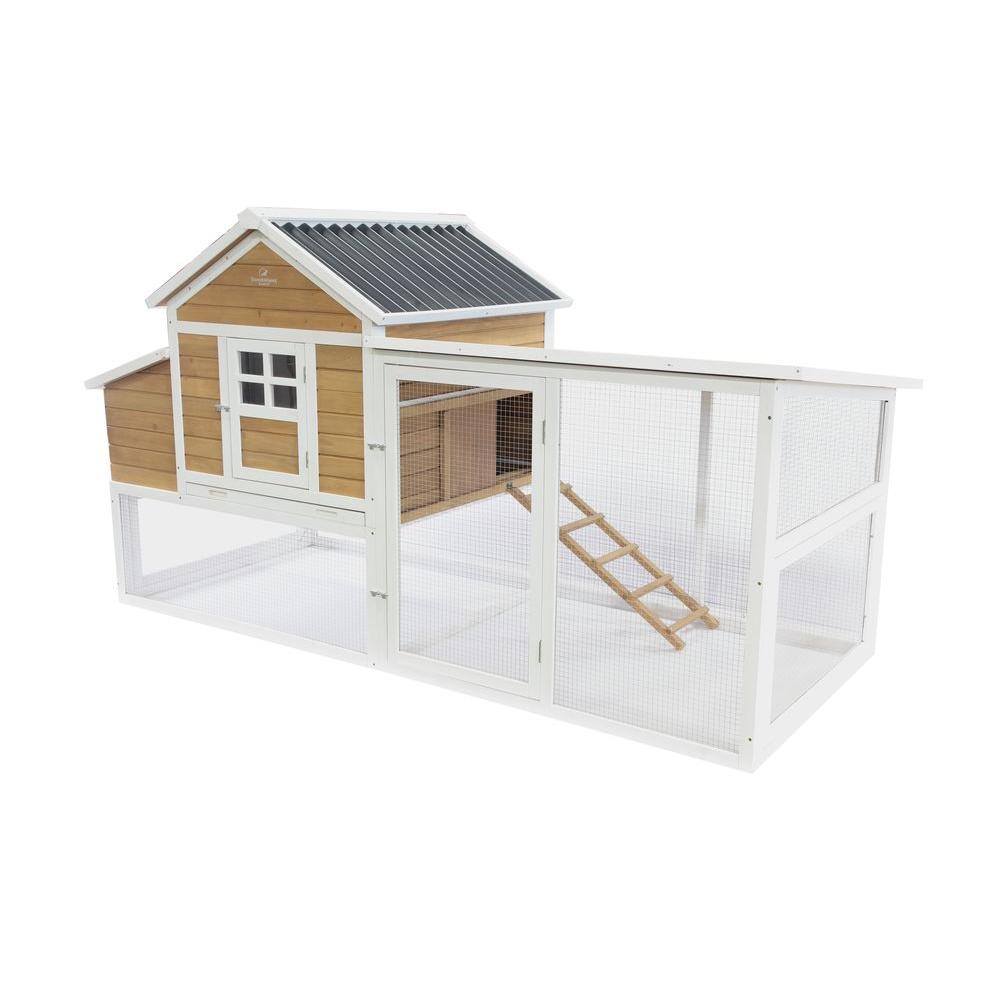 SummerHawk Ranch Extra Large Victorian Teak Barn Chicken Coop35050