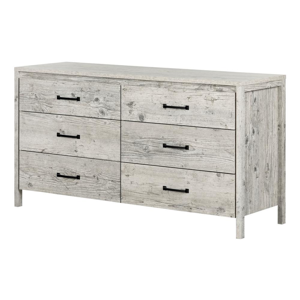 South Shore Gravity 6-Drawer Double Dresser, Multiple Finishes