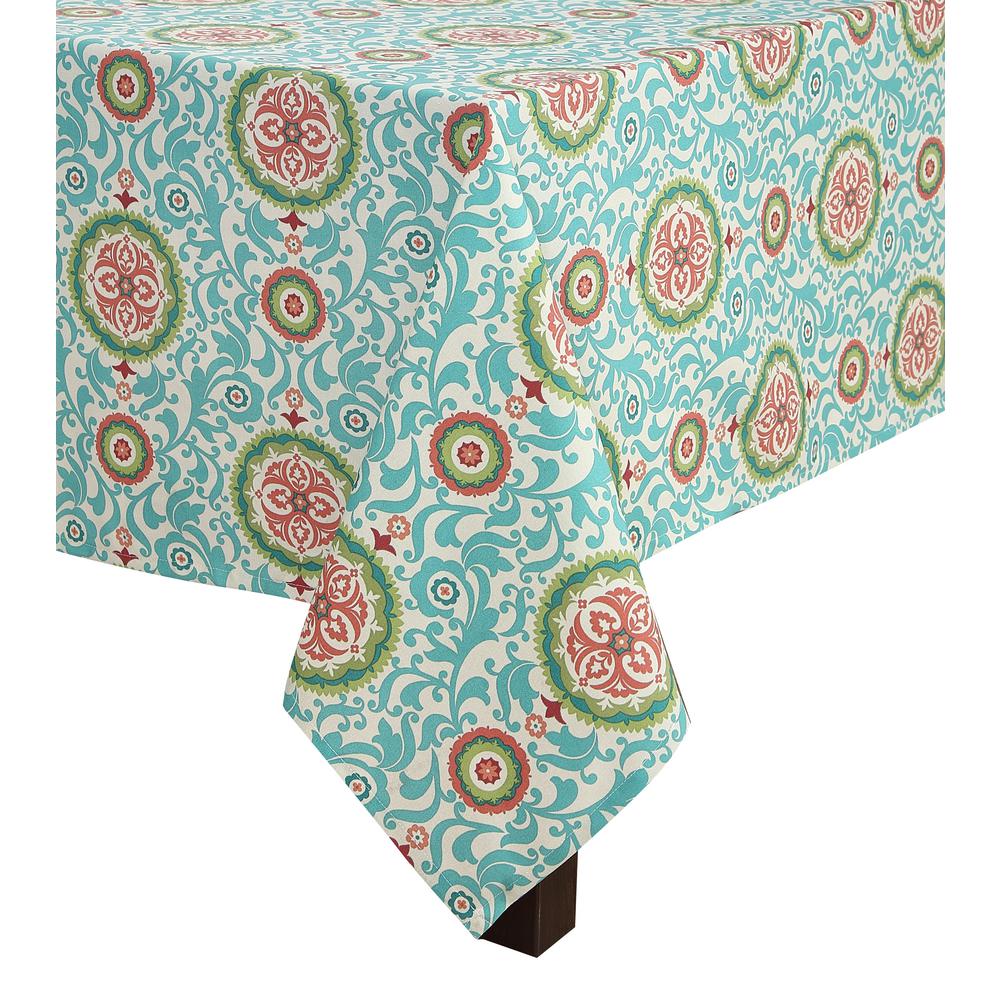60 In X 120 Waverly Lexie Indoor Outdoor Tablecloth M585203 Waverly Lexie Indoor Outdoor Tablecloth