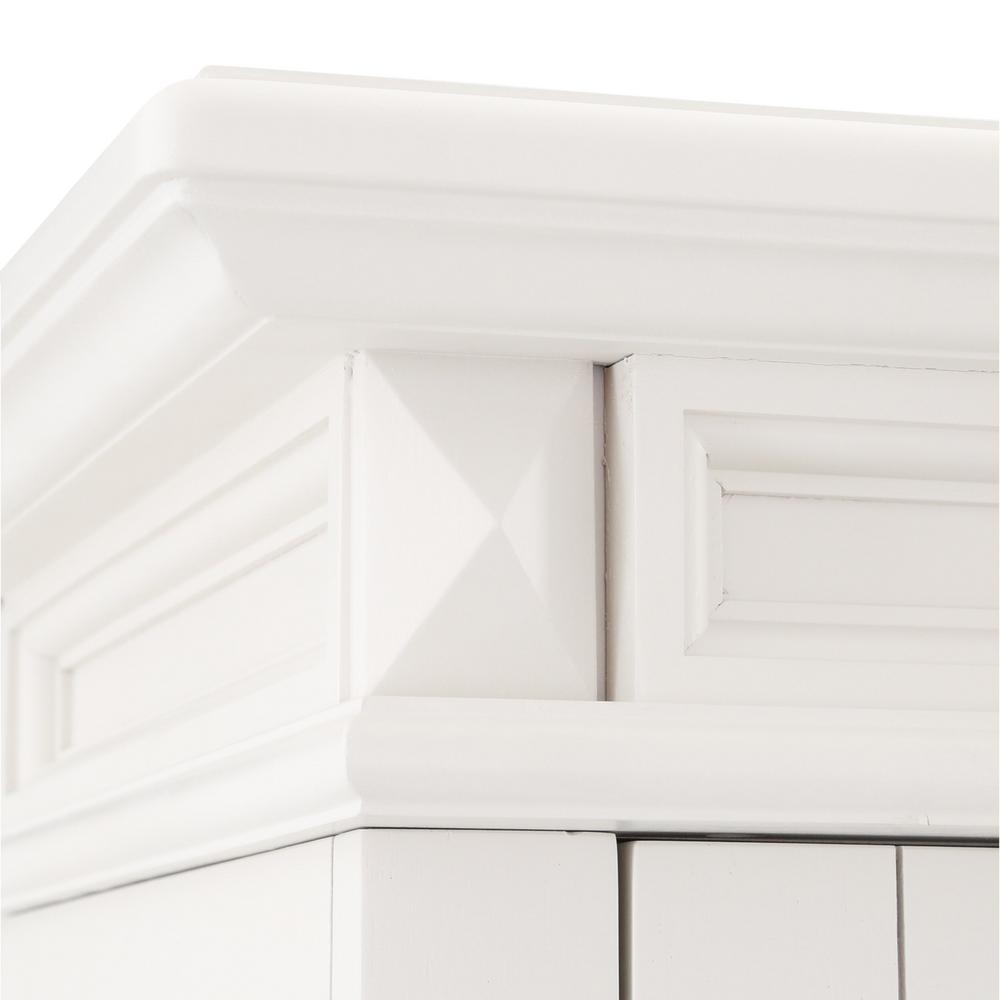 Homestyles Americana Pantry In White 5004 692 The Home Depot