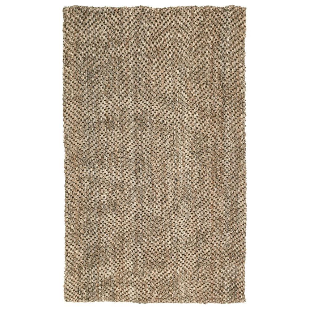 Kaleen Essential Herringbone Natural 4 ft. x 6 ft. Area Rug850444 4 x 6 The Home Depot