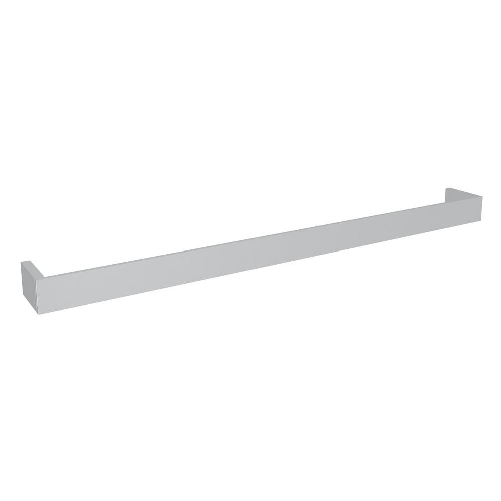 Rohl Towel Bars Bathroom Hardware The Home Depot Wave 24 In Towel Bar Polished Chrome
