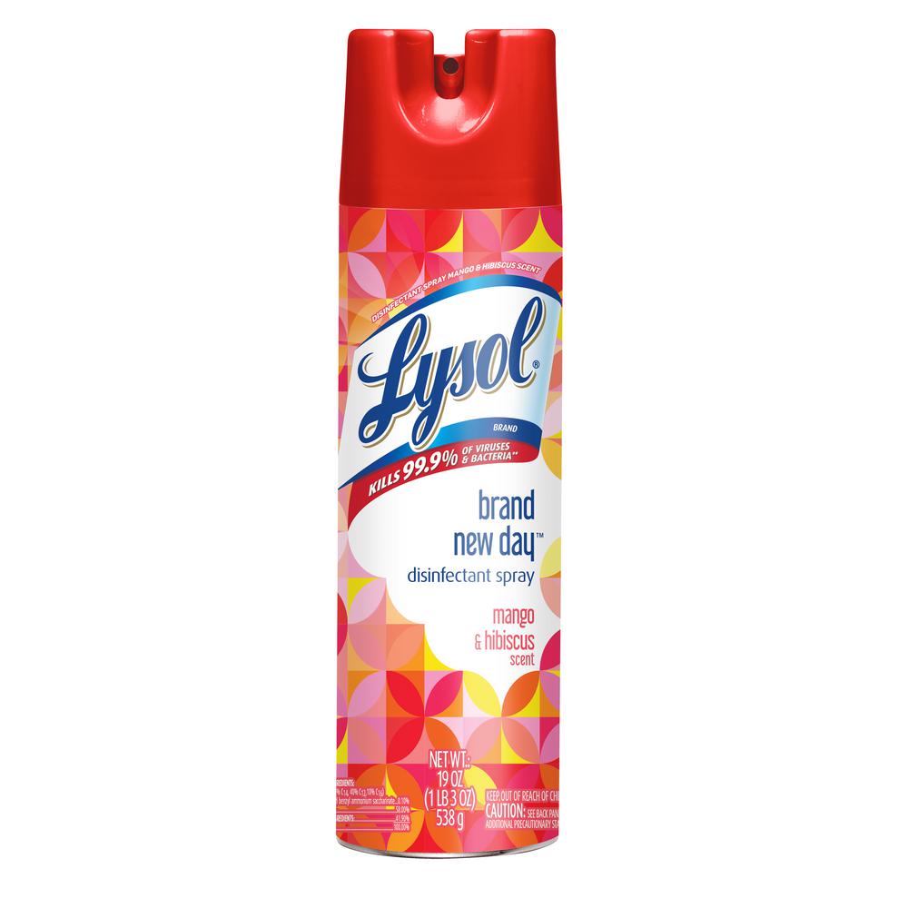 Lysol Brand New Day 19 oz. Mango and Hibiscus Disinfectant Spray-19200