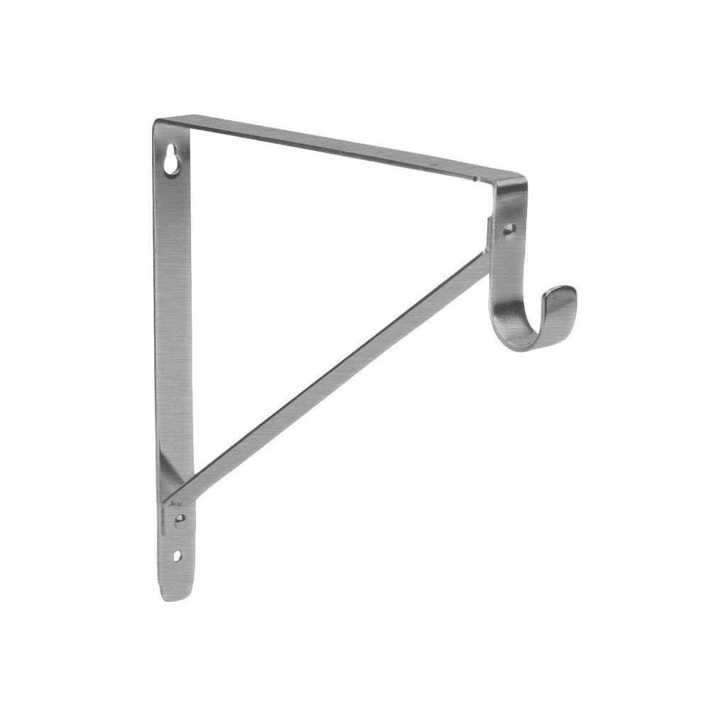 Heavy Duty Steel Closet Rod Shelving Bracket Support Hanging