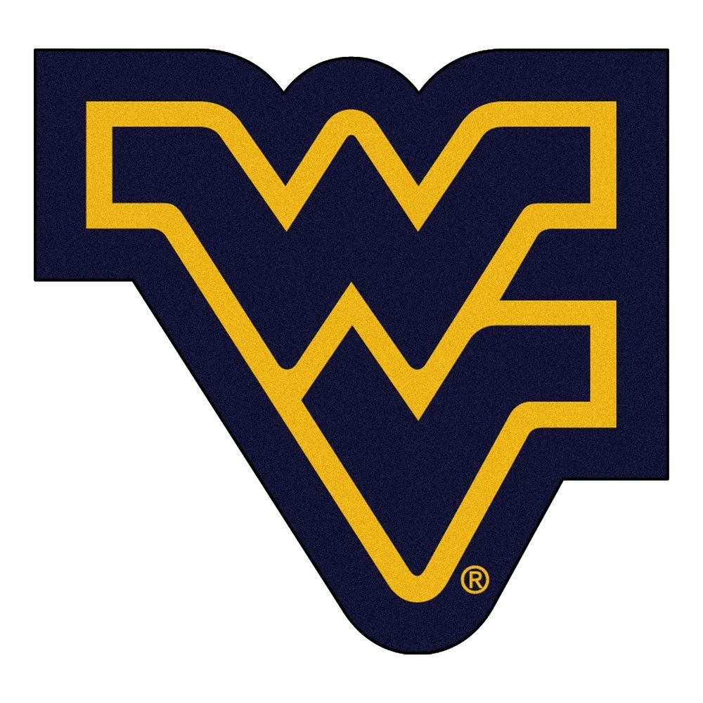 Fanmats Ncaa West Virginia University Navy Blue 3 Ft X 4 Specialty Area Rug