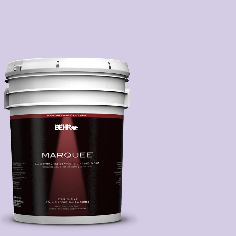 BEHR MARQUEE 5gal. 640A3 Potentially Purple Flat Exterior Paint