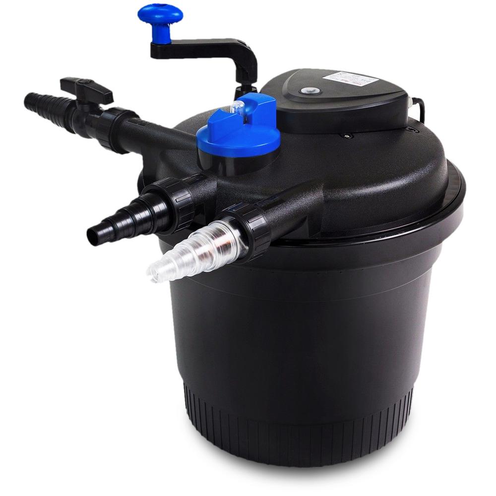 XtremepowerUS Koi Fish Pond Filter with 13Watt UV Sterilizer 1638 GPH