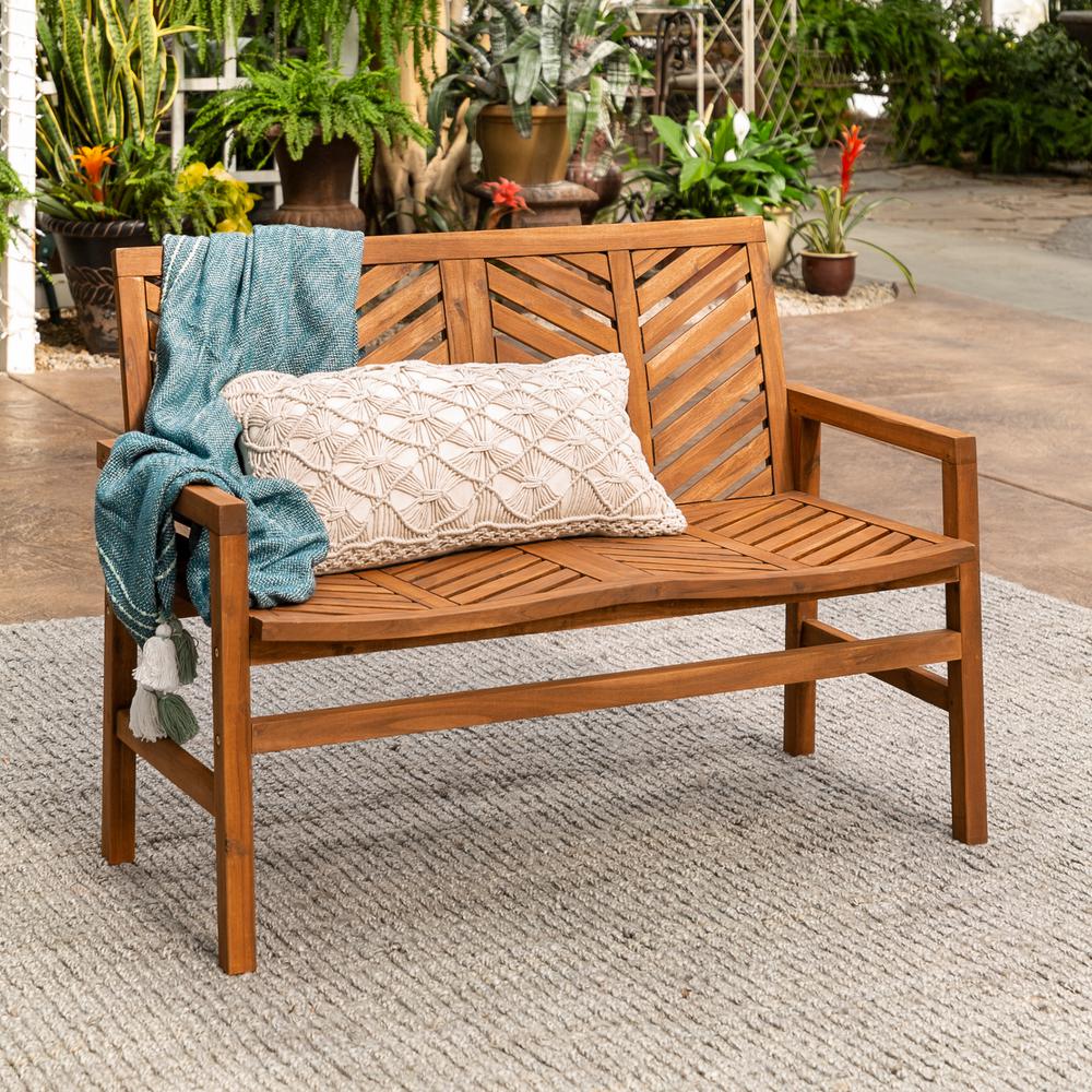 Solid Wood Outdoor Loveseats Outdoor Lounge Furniture The Home Depot