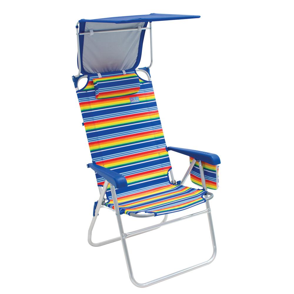 Rio Hi-Boy Aluminum Beach Chair with 
