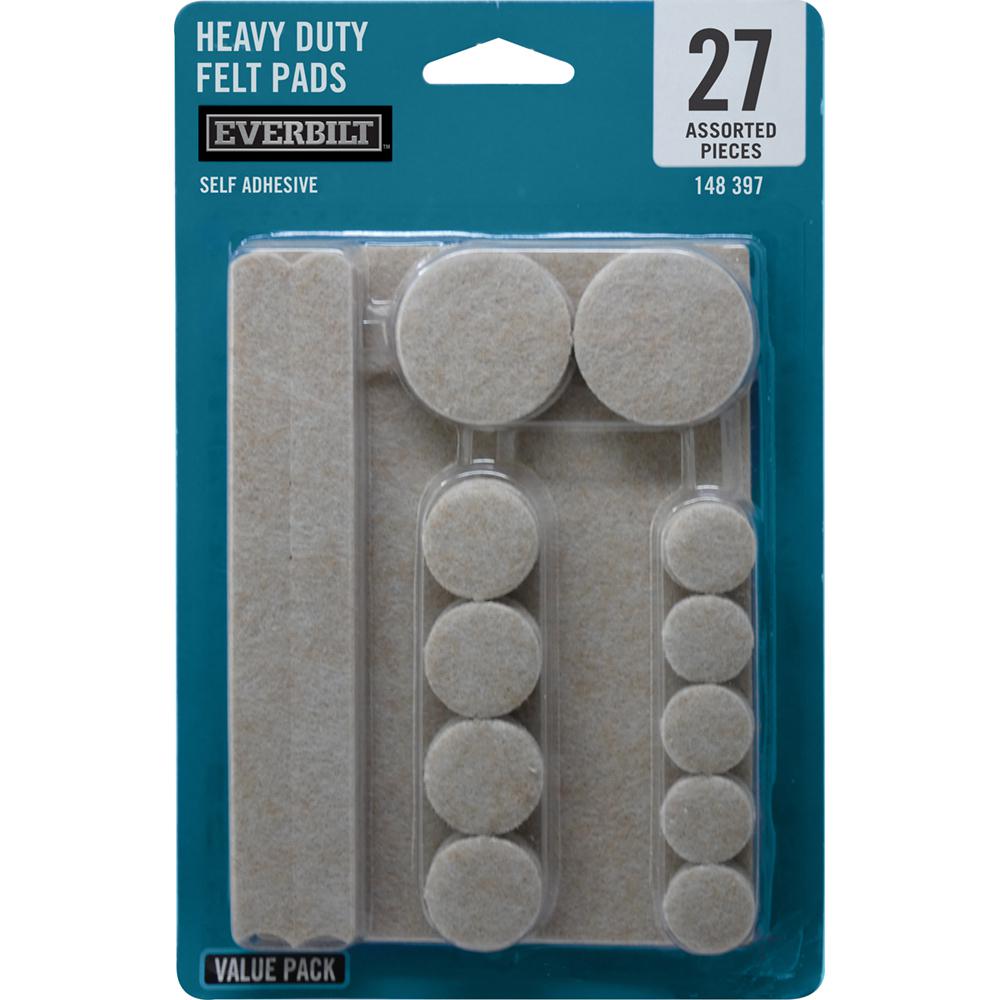 Everbilt Assorted HeavyDuty SelfAdhesive Felt Pads (27Pack)49947