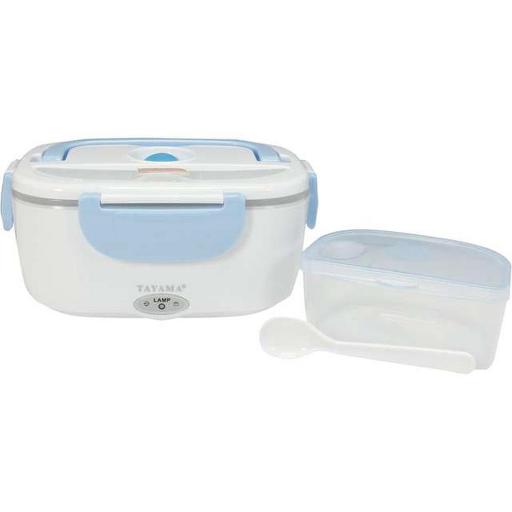 Tayama Electric Lunch Box in White Light Blue EHB01 The Home Depot
